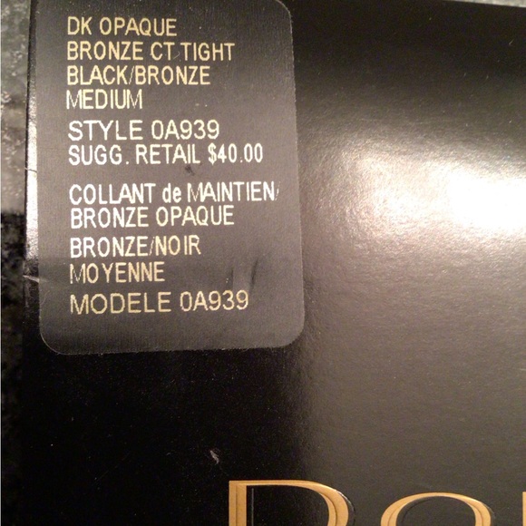 NEW Set 5 Stockings:3 Bronze VIA SPIGA, 1 DONNA KARAN, 1 Black SECRET Diamond- B - Picture 6 of 9